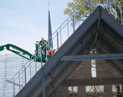 Palm Sunday construction photos