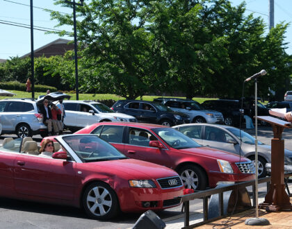 Drive-in services 9:30 & 10:45 A.M. this Sunday