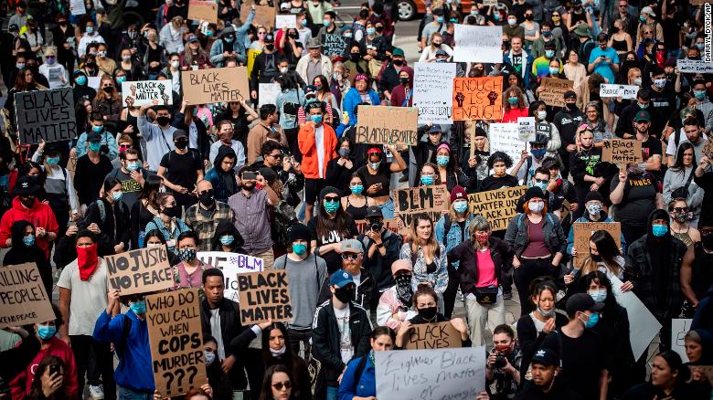 Photo (and Irony) of the Day – Protesting violence and racism